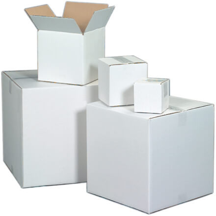 White Corrugated Boxes